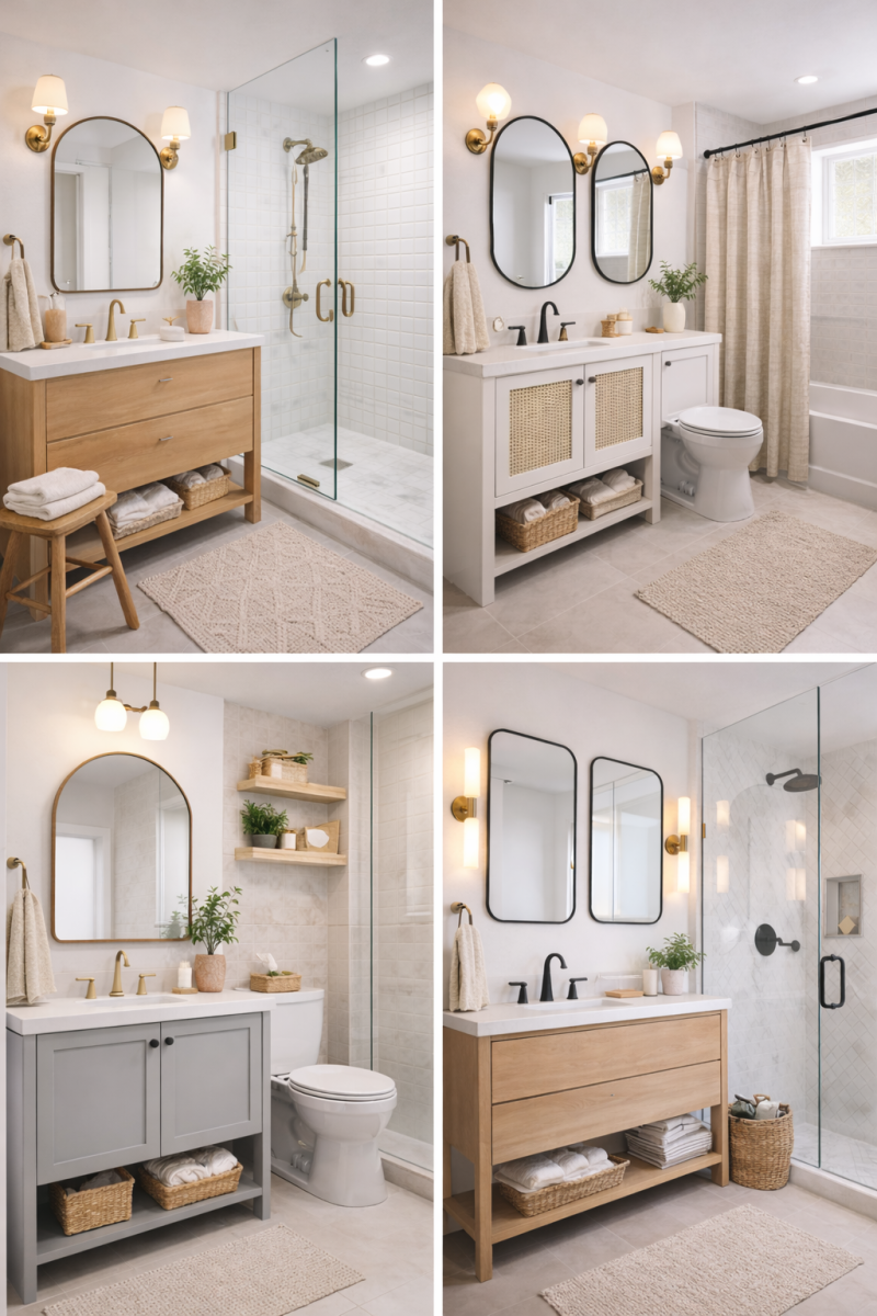 Small Bathrooms in Light Colors: Design Ideas small bathrooms in light colors 3