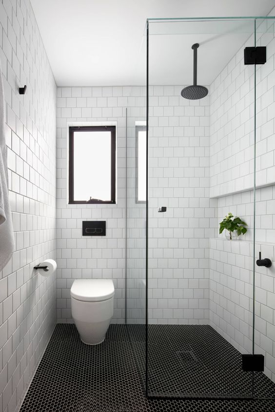 small bathrooms with showers