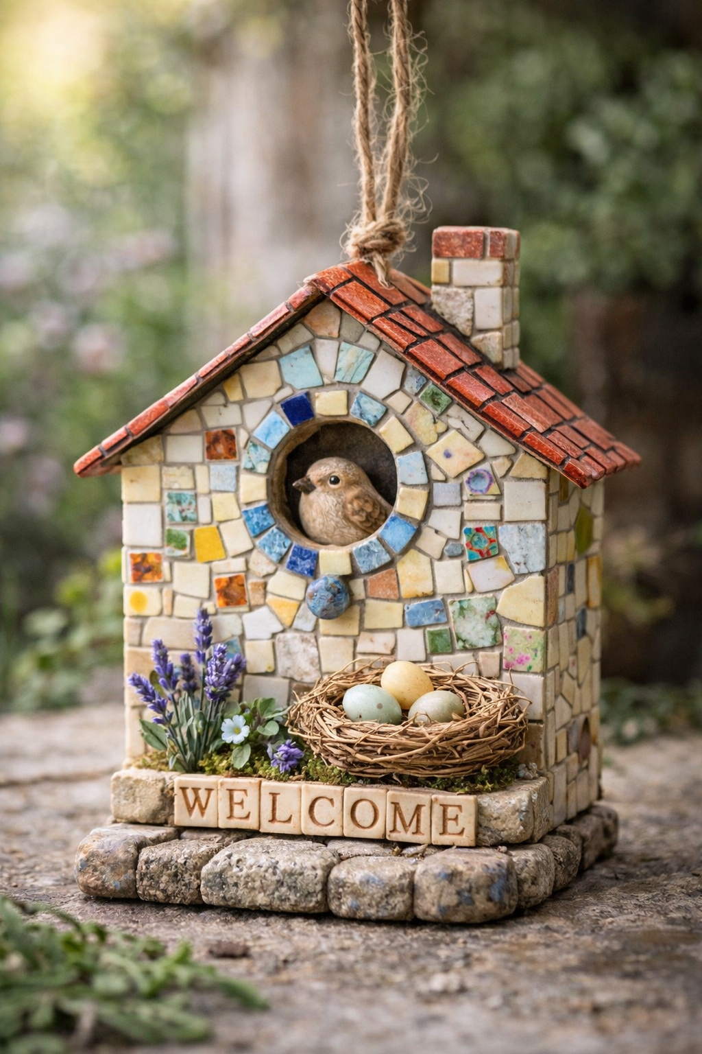 Small Houses Made of Mosaic Pieces: Charming Handmade Décor Ideas Full of Color Small Houses Made of Mosaic Pieces: Charming Handmade Décor Ideas Full of Color small houses made of mosaic pieces 5