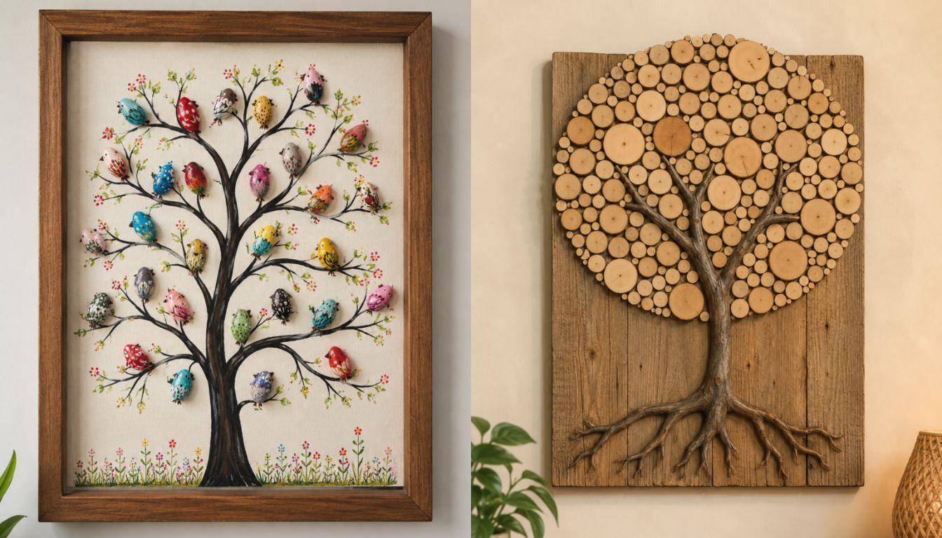 Small Trees Decorated Using Different Techniques: Creative Mini Tree Ideas for Every Season Small Trees Decorated Using Different Techniques: Creative Mini Tree Ideas for Every Season small trees decorated using different techniques