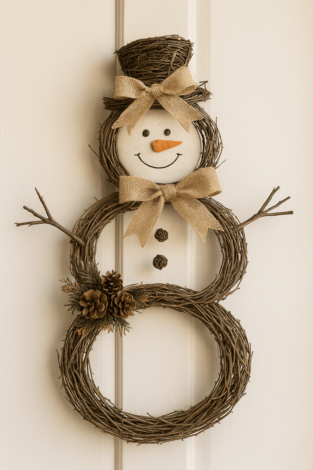 snowman wreath ideas 1