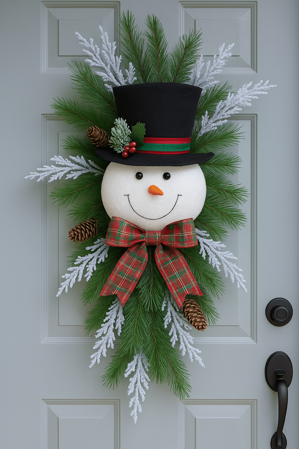 snowman wreath ideas 5