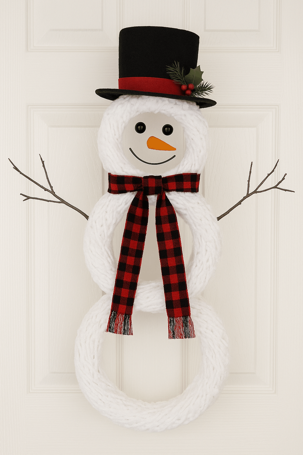 snowman wreath ideas 6