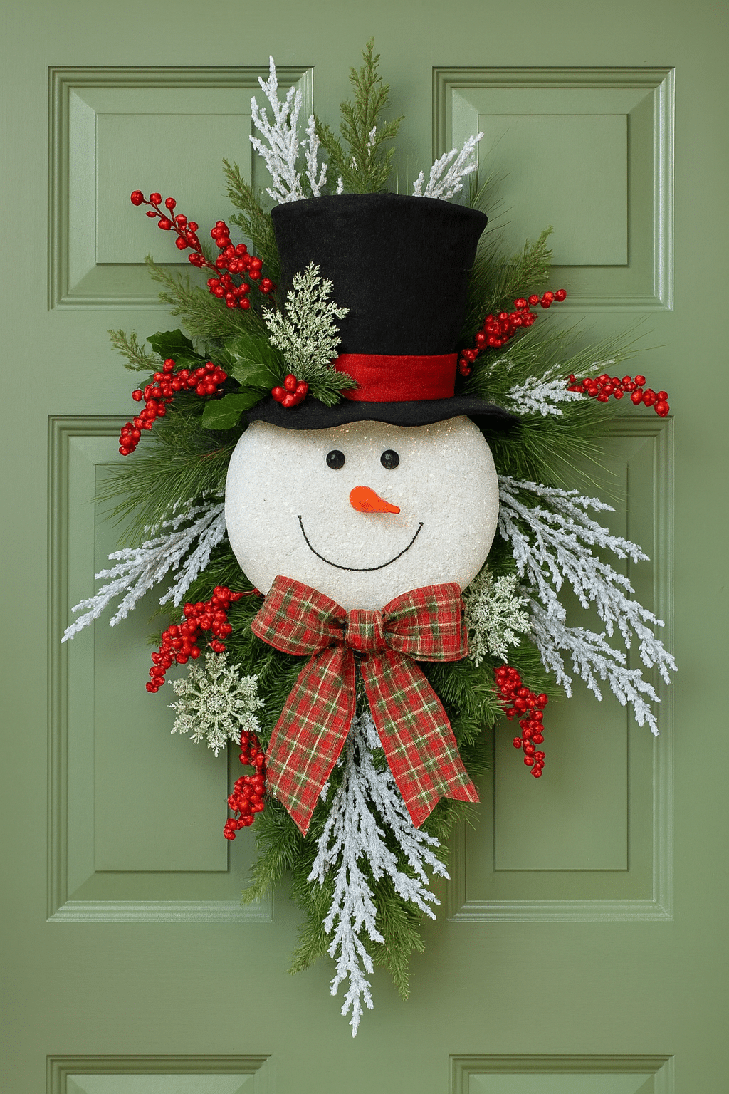 snowman wreath ideas