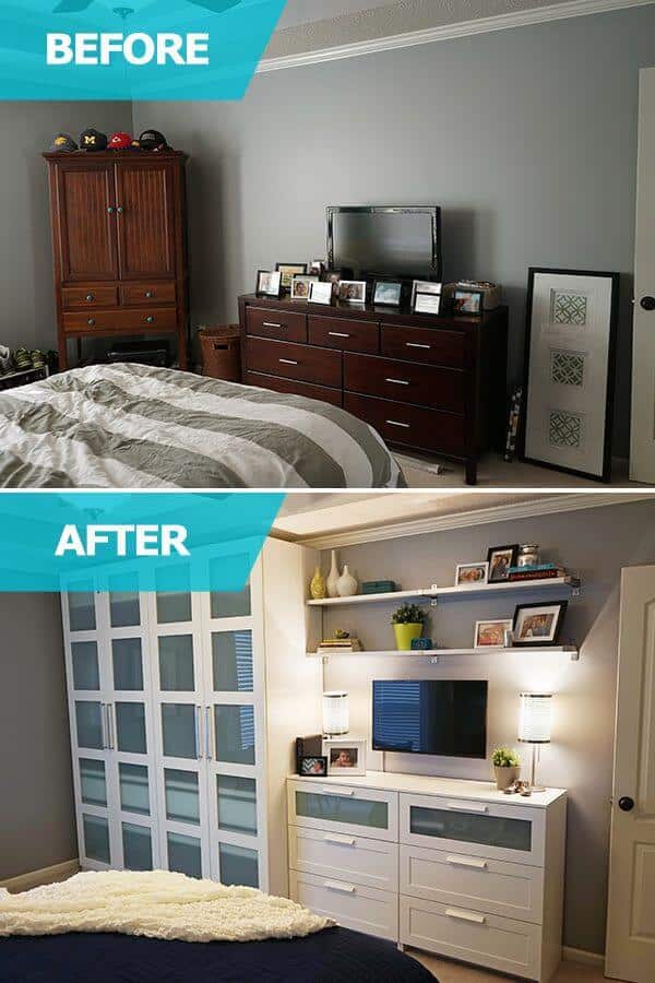 space saving small bedroom 18