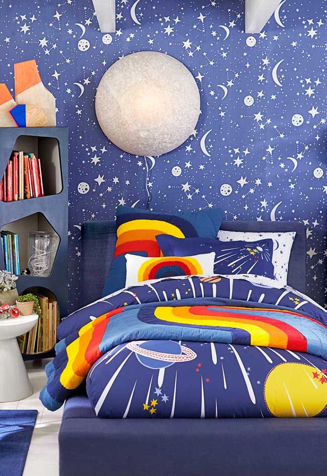 Space themed bedroom decor
