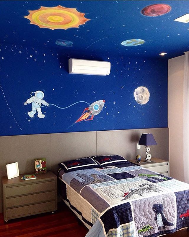 Space themed bedroom decor