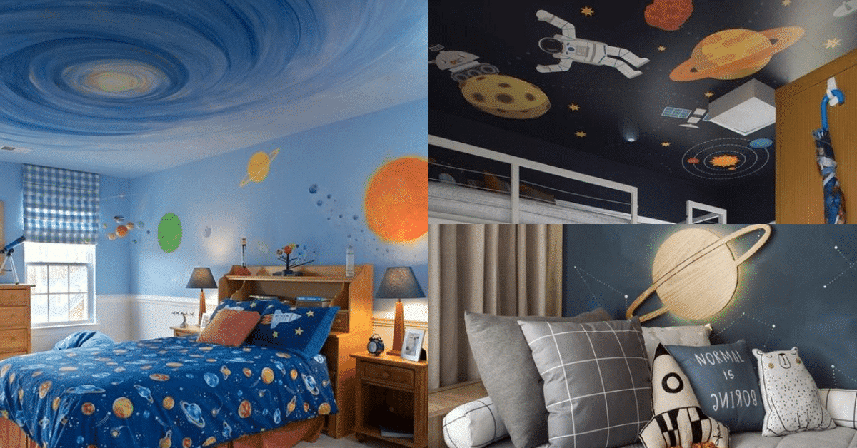 space themed bedroom decor