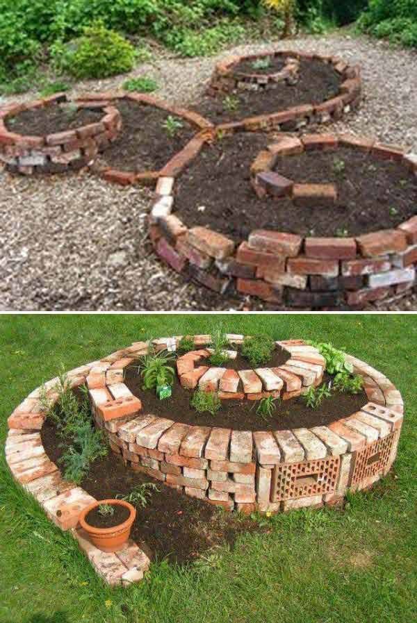  DIY spiral garden