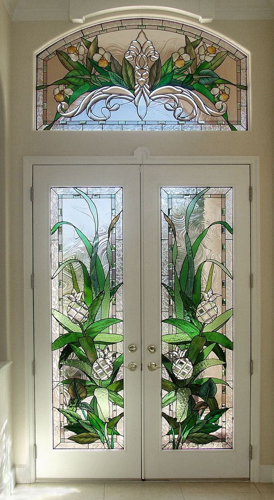 stained glass front door ideas 10