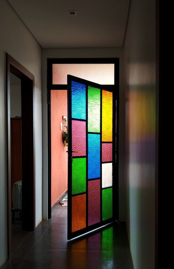 stained glass front door ideas 12