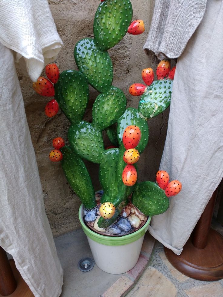 stone cactus decorations 2