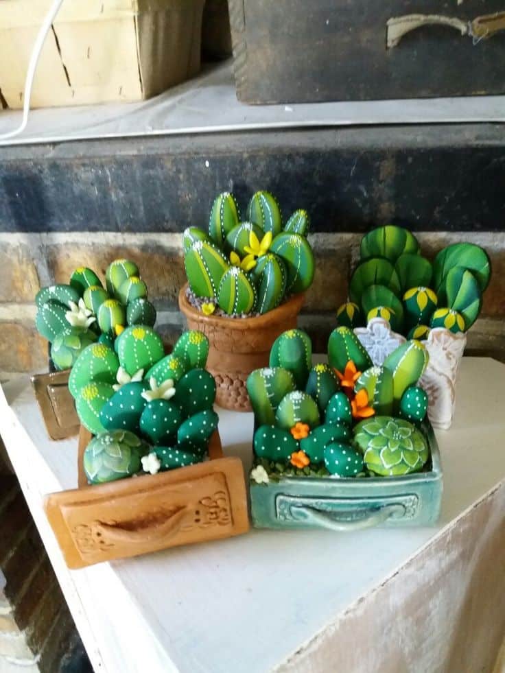 stone cactus decorations 4