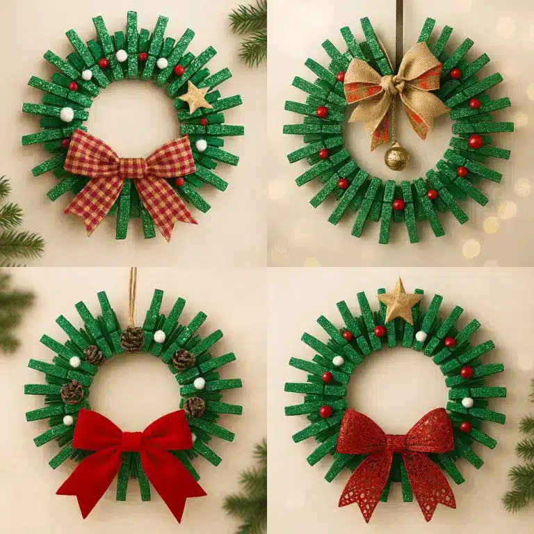 stunning christmas door decor ideas 7