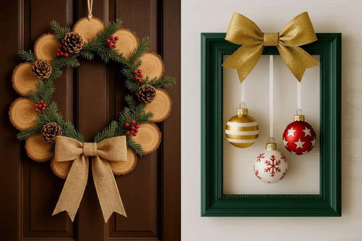 stunning christmas door decor ideas