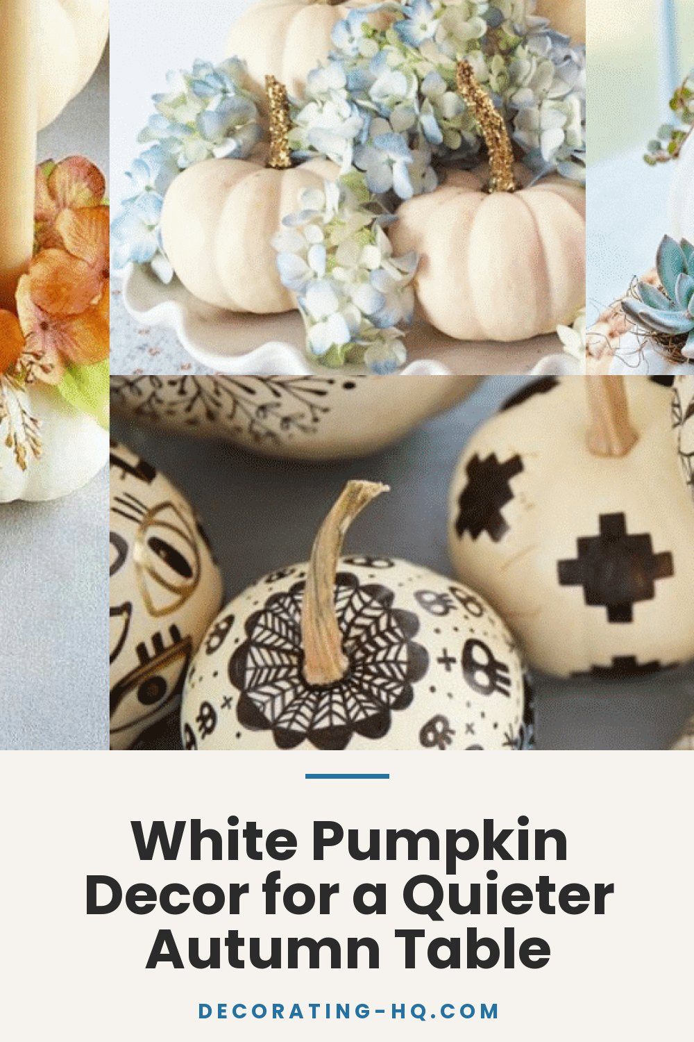 White Pumpkin Decor for a Quieter Autumn Table