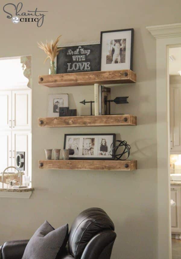 stylish floating shelves 1