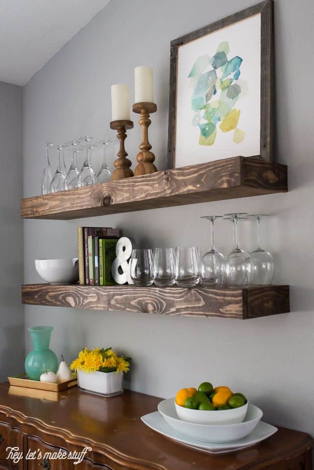 stylish floating shelves 10