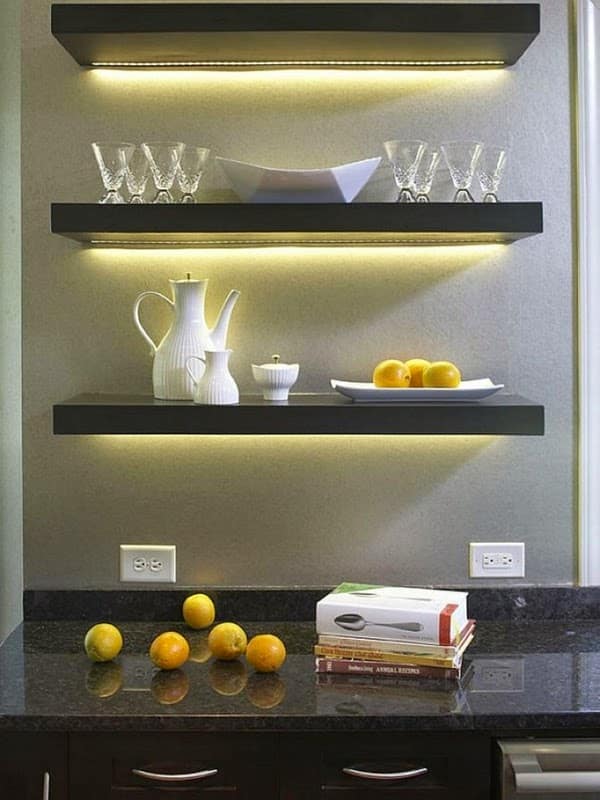 stylish floating shelves 13