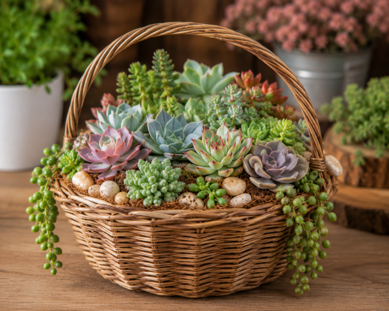 Succulents Planted in Baskets Tips for Beautiful Decor Succulents Planted in Baskets Tips for Beautiful Decor succulents planted in baskets 3 1