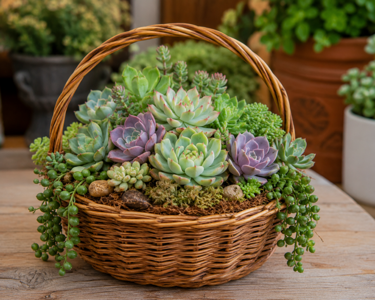 Succulents Planted in Baskets Tips for Beautiful Decor Succulents Planted in Baskets Tips for Beautiful Decor succulents planted in baskets