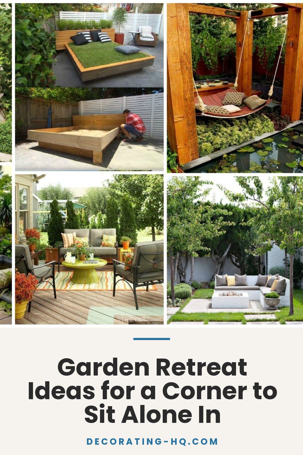 Garden Retreat Ideas for a Corner to Sit Alone In