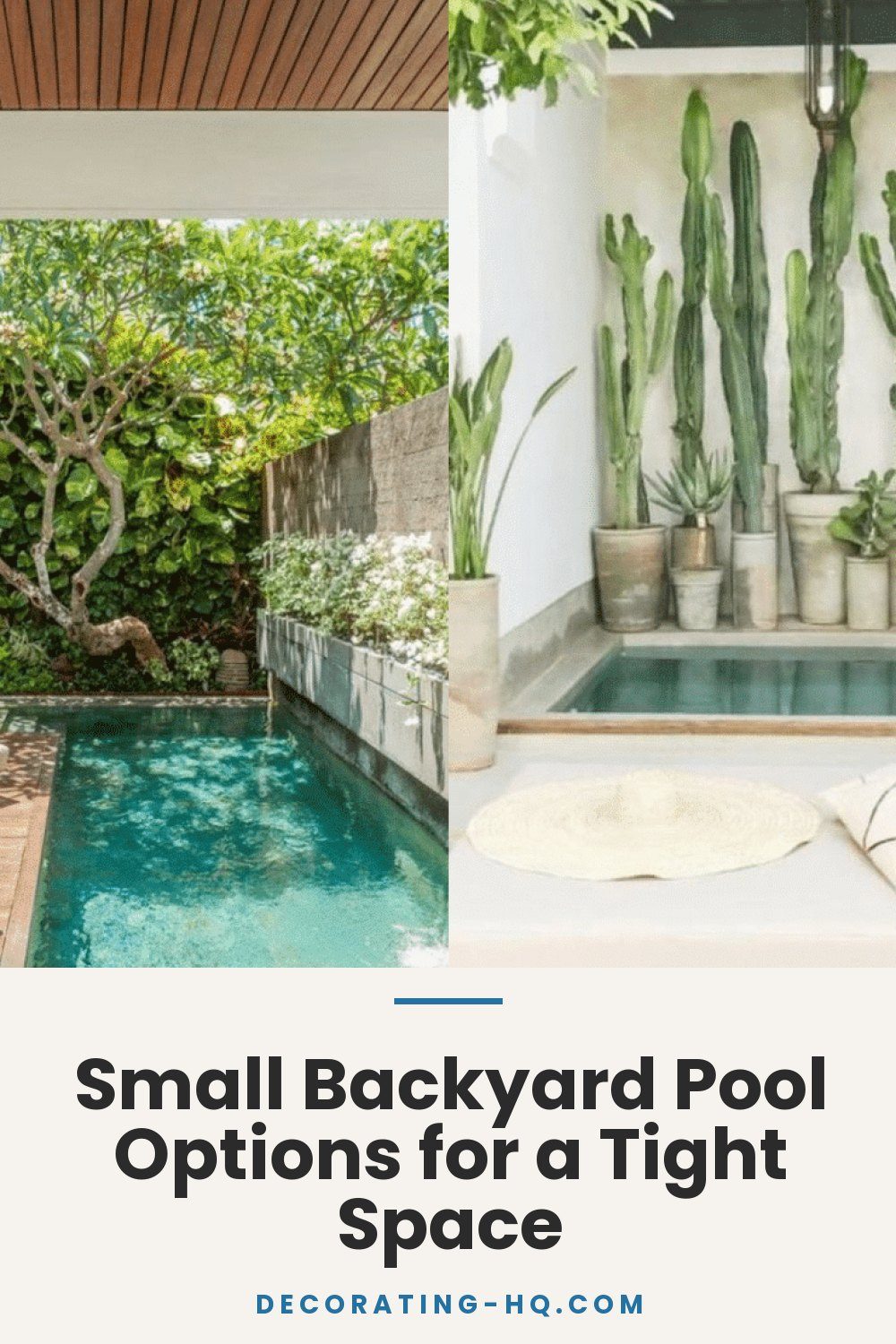 Small Backyard Pool Options for a Tight Space