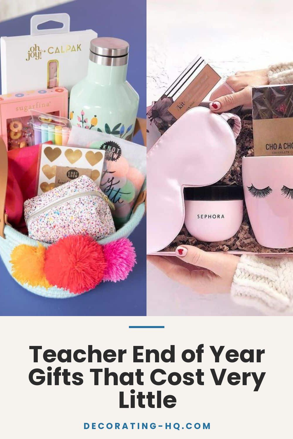 Teacher End of Year Gifts That Cost Very Little