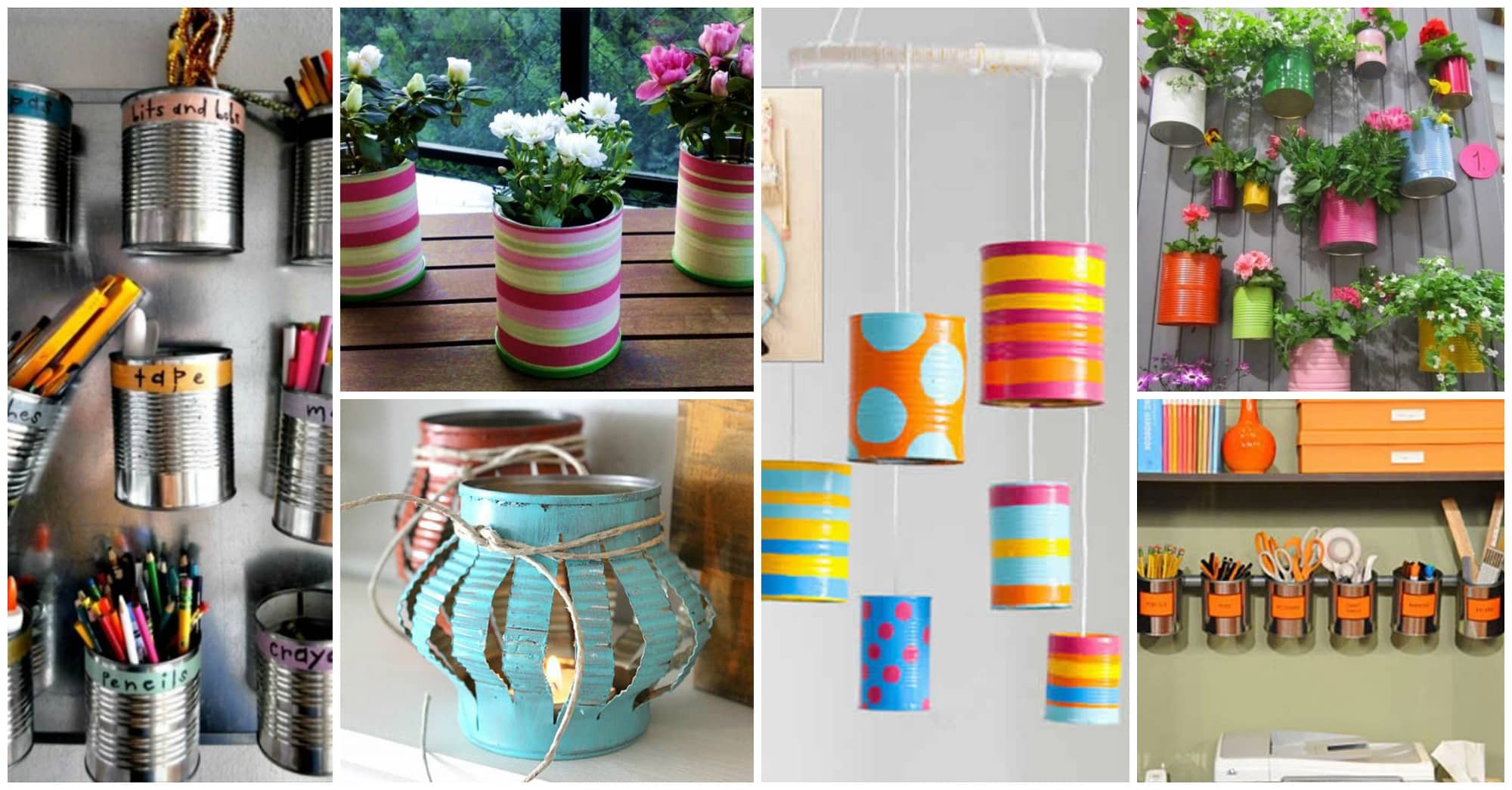 13+ DIY Tin Cans Into Adorable Decor Ideas