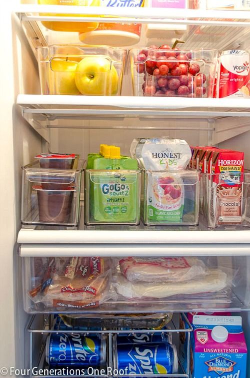 Ideas and many tips for organizing the fridge