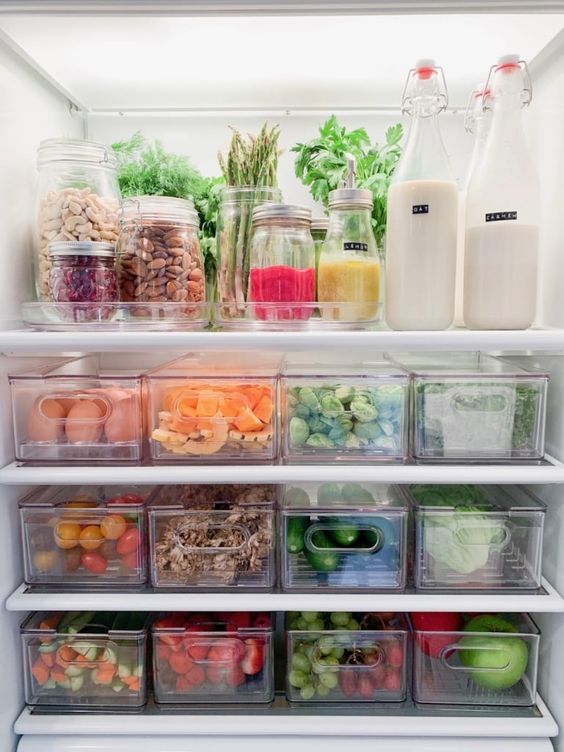 Ideas and many tips for organizing the fridge