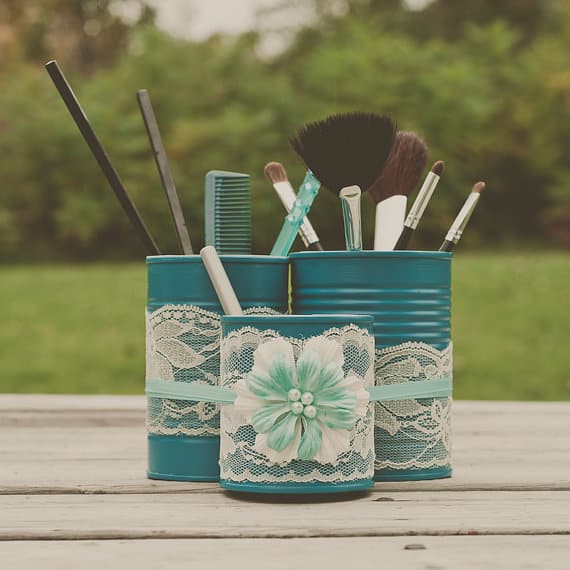 15+ Awesome DIY Ideas To Transform Tin Cans Into Practical Organizers