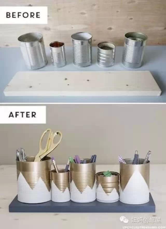 15+ Awesome DIY Ideas To Transform Tin Cans Into Practical Organizers