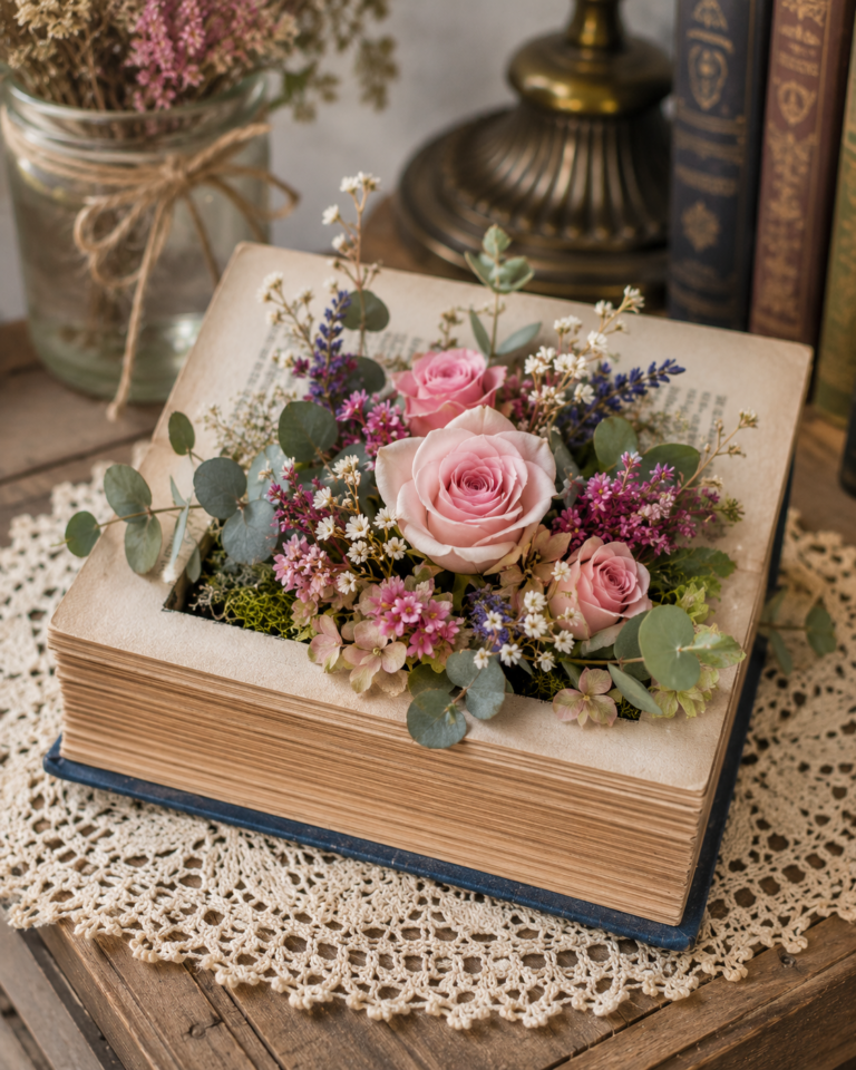 Transform Your Books Into Floral Arrangements Transform Your Books Into Floral Arrangements transform your books into floral arrangements 3