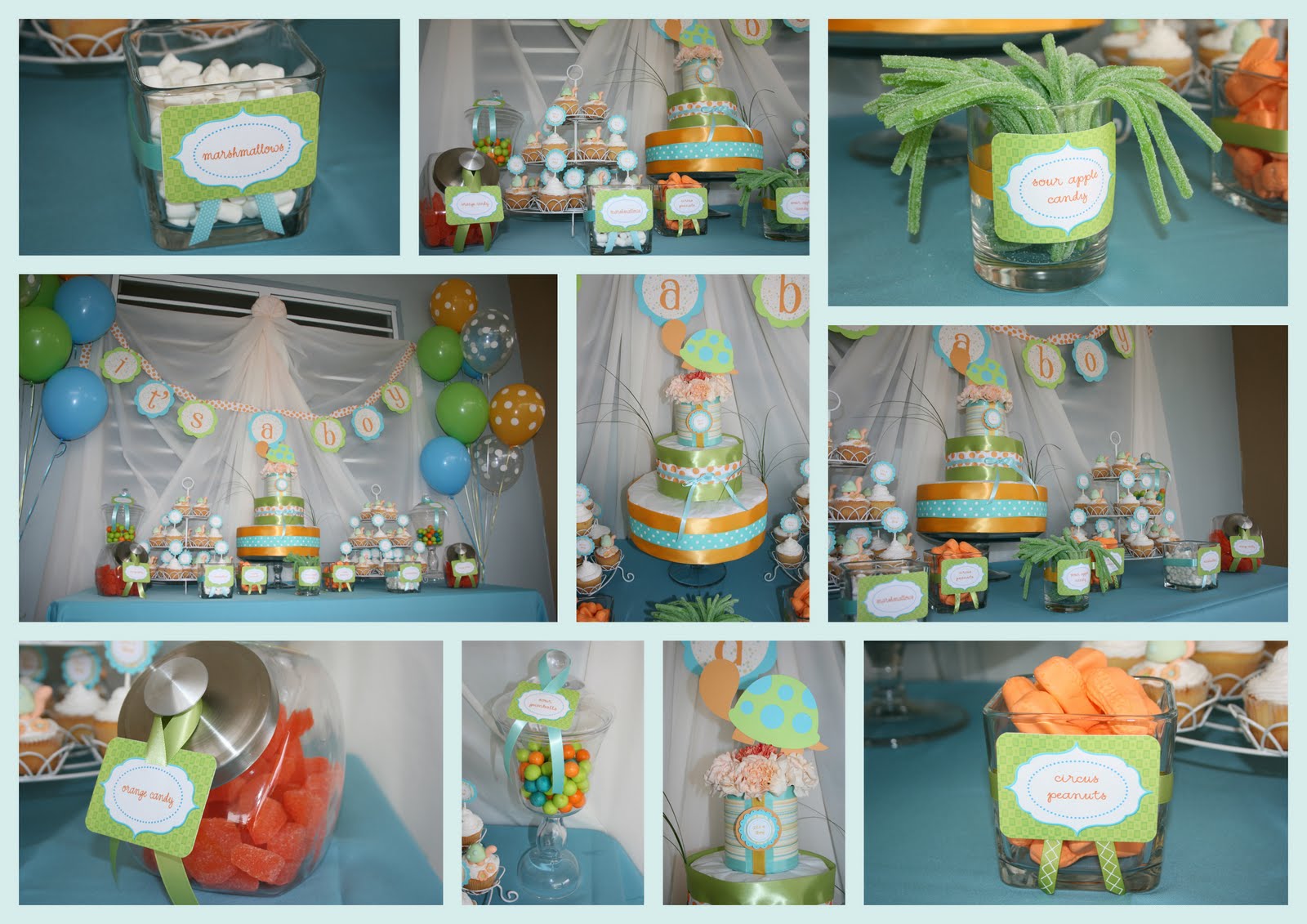 turtle baby shower favors