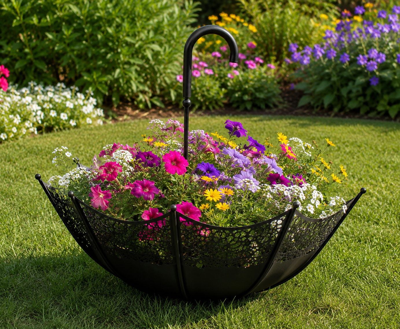 Best Umbrella Hanging Basket for Stylish Outdoor Spaces Best Umbrella Hanging Basket for Stylish Outdoor Spaces umbrella hanging basket 2
