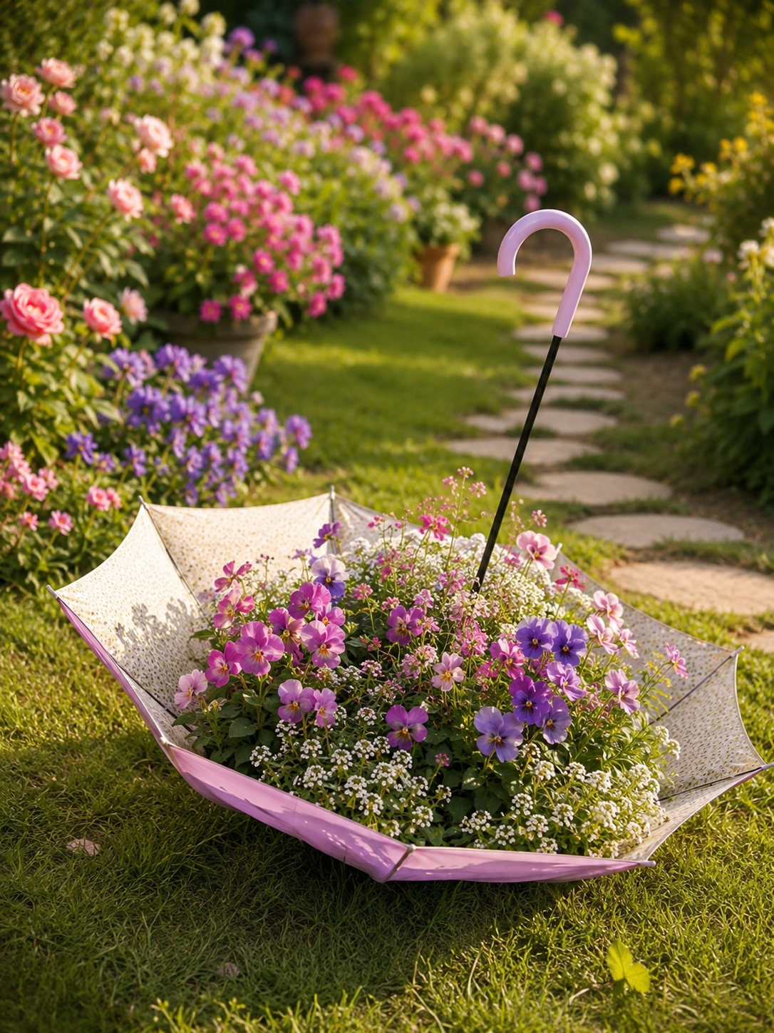 Best Umbrella Hanging Basket for Stylish Outdoor Spaces Best Umbrella Hanging Basket for Stylish Outdoor Spaces umbrella hanging basket 6