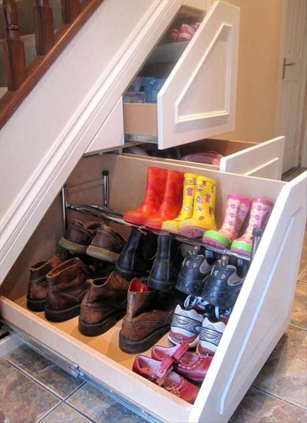 20+ Creative Under Stairs Storage Ideas