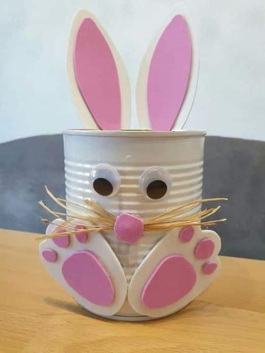 upcycle cans into stunning easter decorations 2