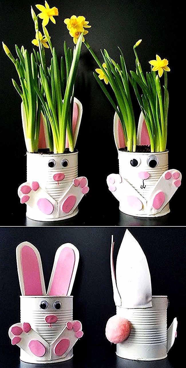 upcycle cans into stunning easter decorations 8