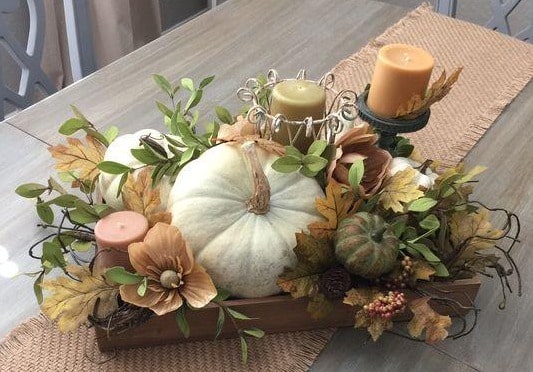 use pumpkins to decorate your home for fall 6