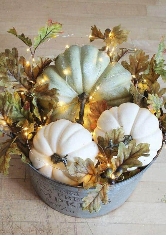 use pumpkins to decorate your home for fall 8