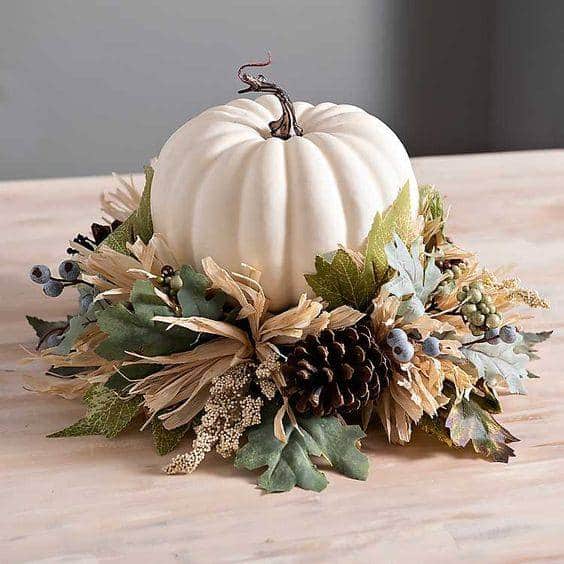 use pumpkins to decorate your home for fall