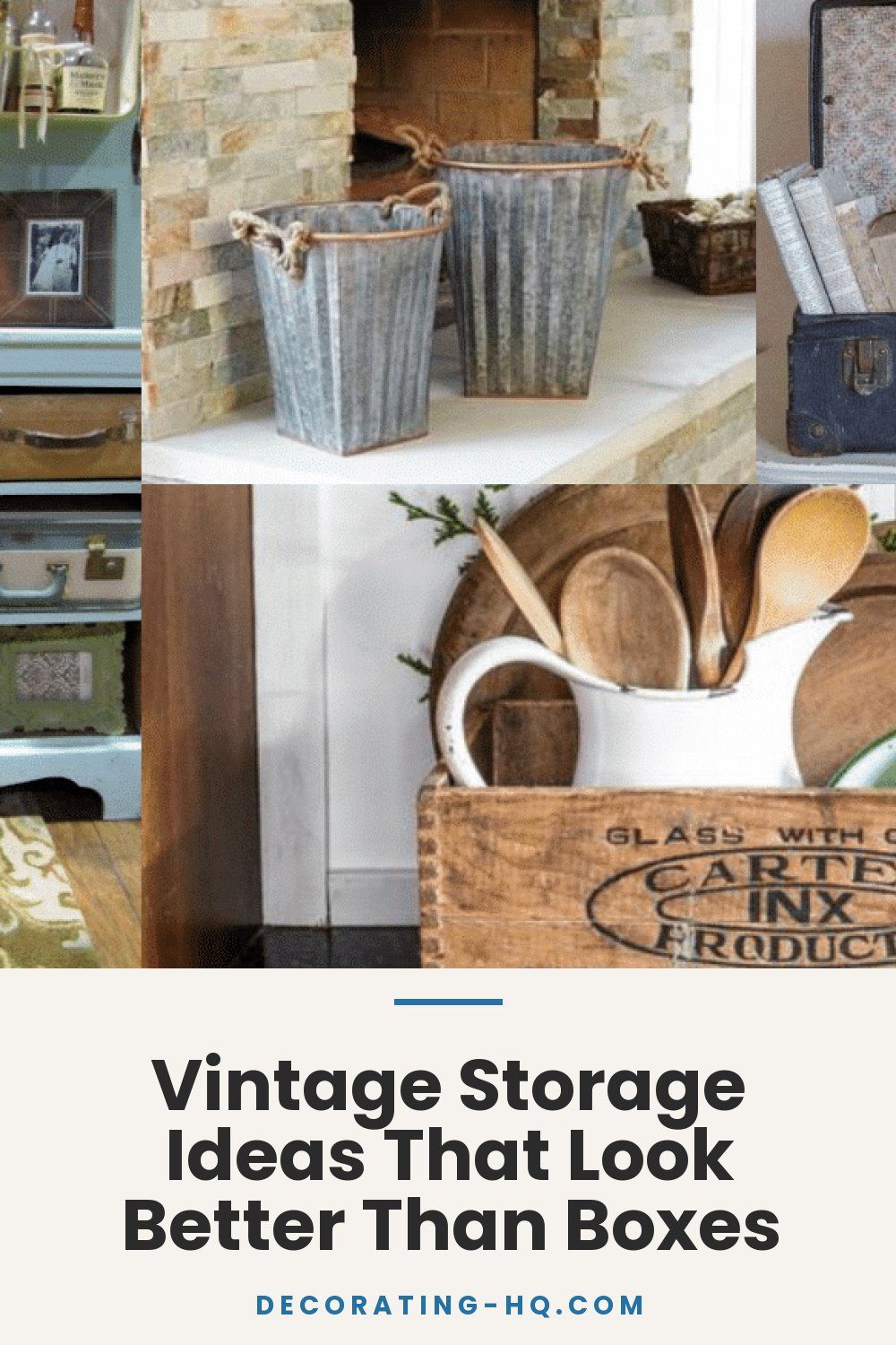 Vintage Storage Ideas That Look Better Than Boxes
