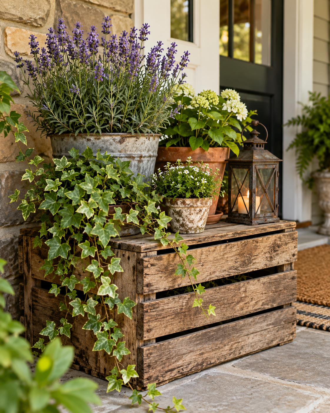 Vintage Wooden Crate Arrangements for Cozy Home Decor Vintage Wooden Crate Arrangements for Cozy Home Decor vintage wooden crate arrangements