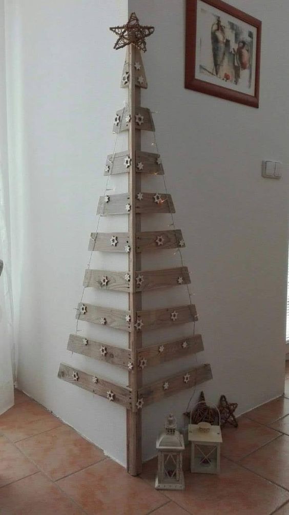 wall christmas tree ideas creativity 9