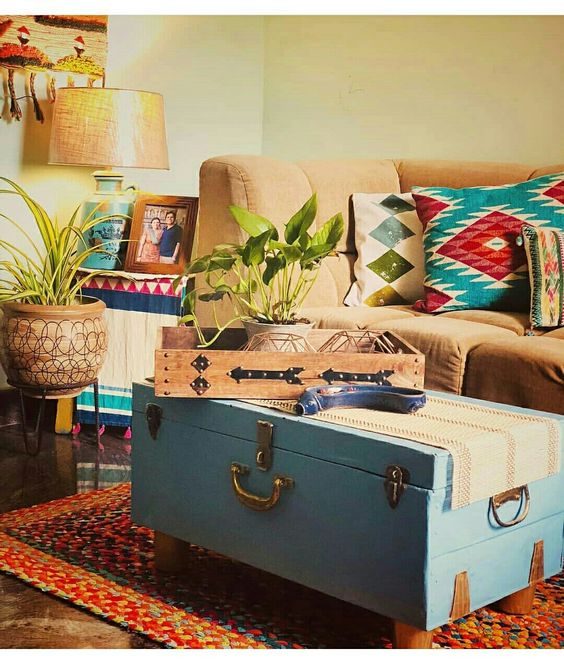 ways to decorate with trunks 1
