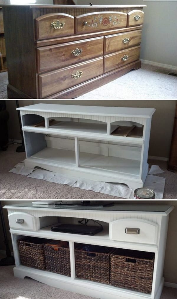 ways to repurpose old furniture 1