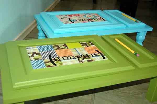ways to transform an old door into a beautiful table 1