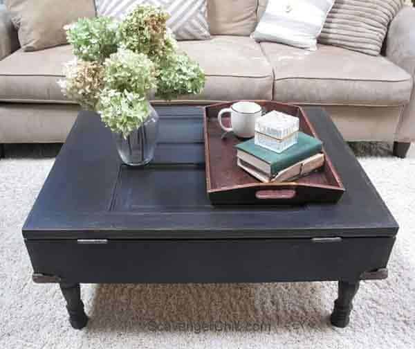 ways to transform an old door into a beautiful table 4 1